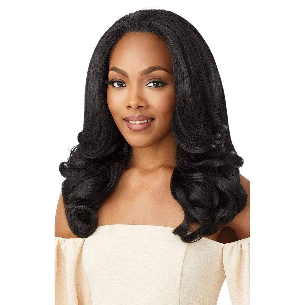 Outre Synthetic Half Wig Quick Weave - Neesha H301 (1B)