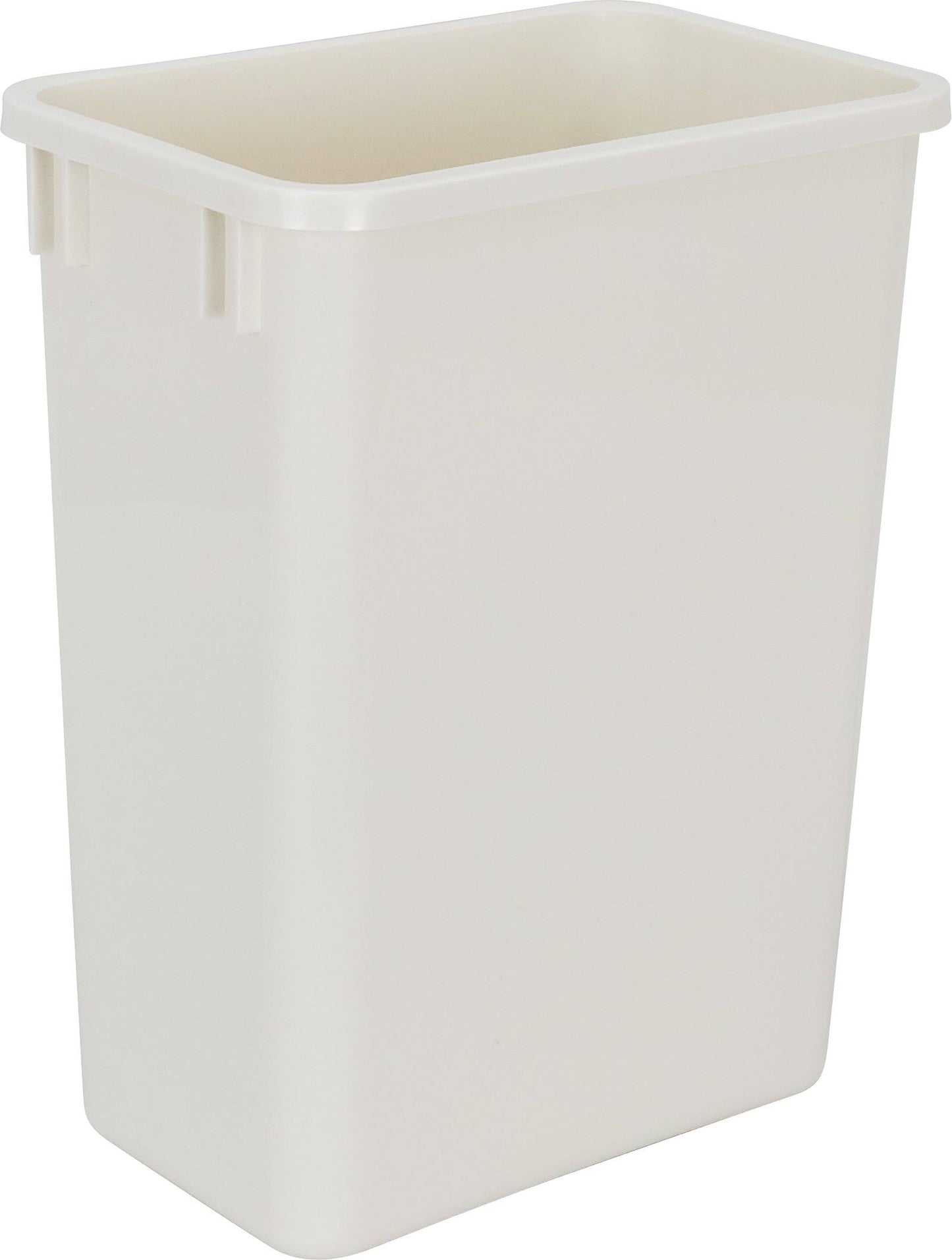 Hardware Resources CAN-35W - 35-Quart Plastic Waste Container, White.