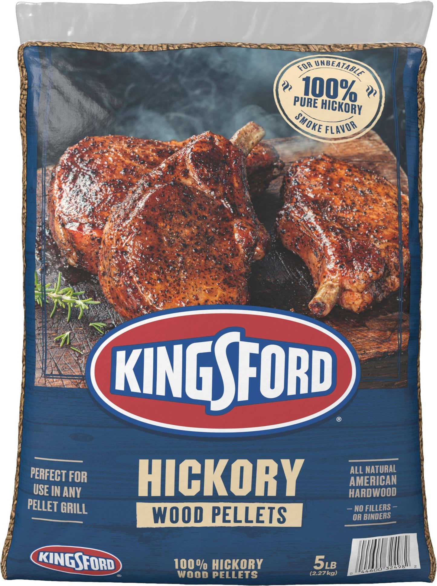 Kingsford Wood Pellets, 100% Hickory - 5 lb