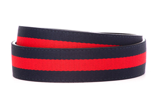 1.5 Green-Red Stripe Cloth Strap