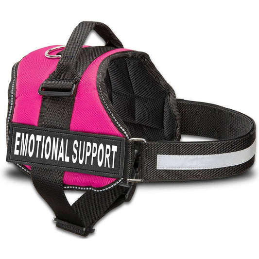 Industrial Puppy Emotional Support Dog Harness, Red, X-Small