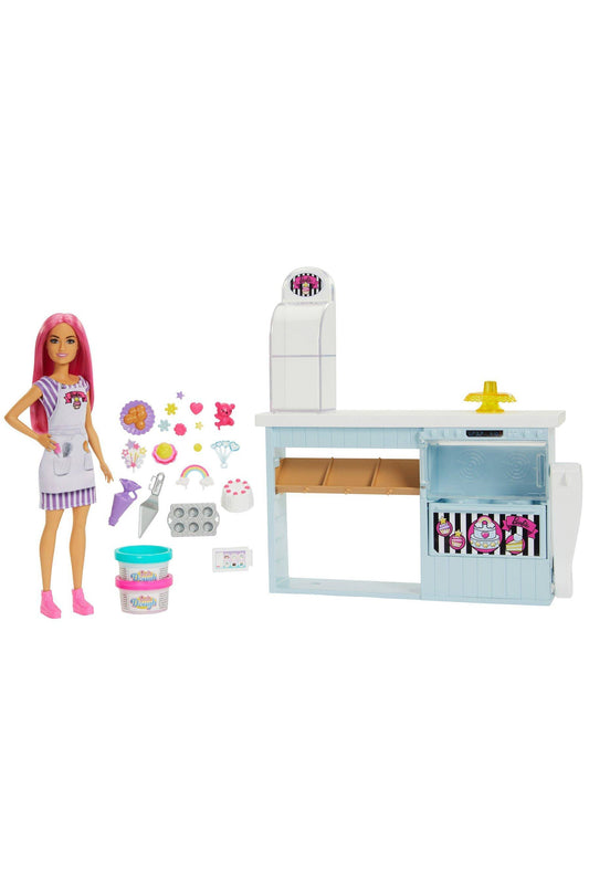 Barbie Doll & Bakery Playset