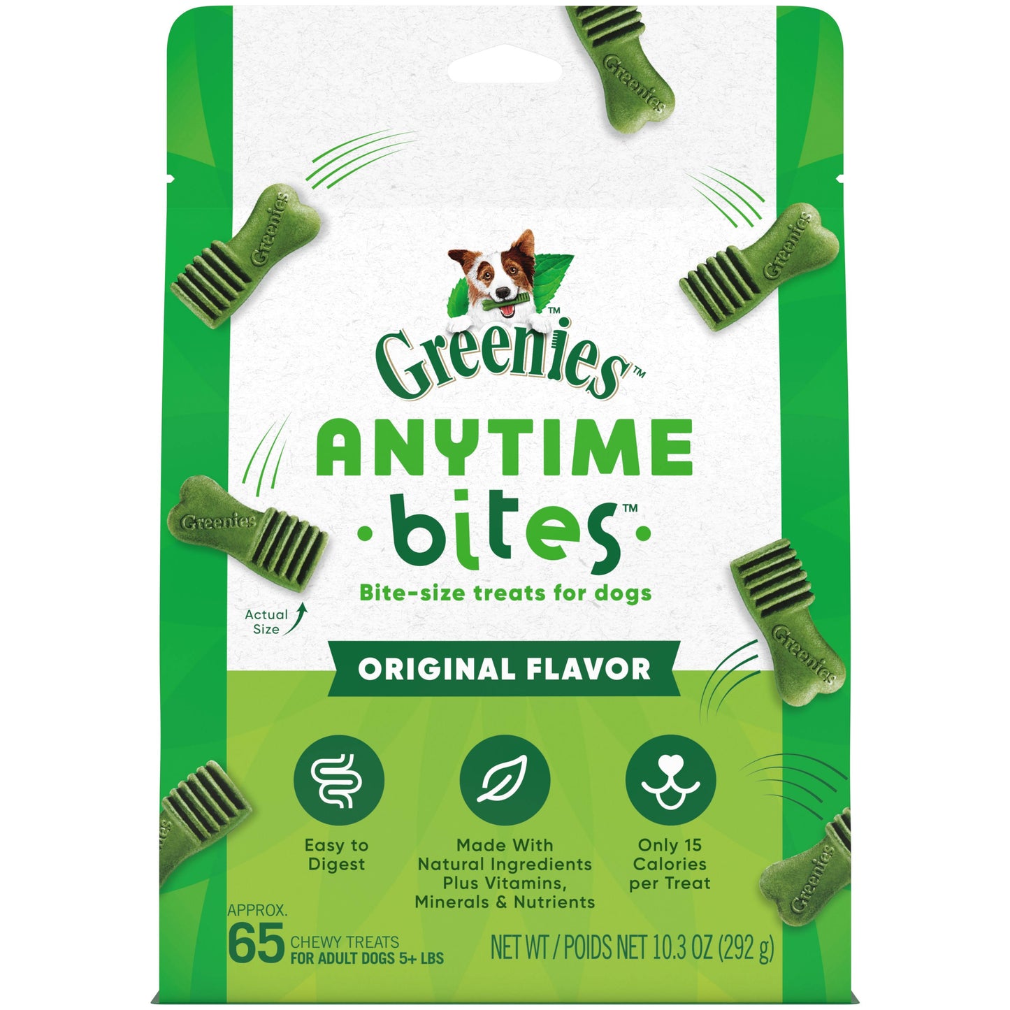 Greenies Anytime Bites Original Flavor Dog Treats, 10.3 oz.