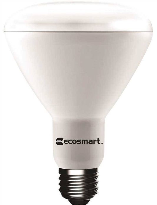 Ecosmart 65-Watt Equivalent BR30 Dimmable Energy Star LED Light Bulb Soft White (12-Pack)