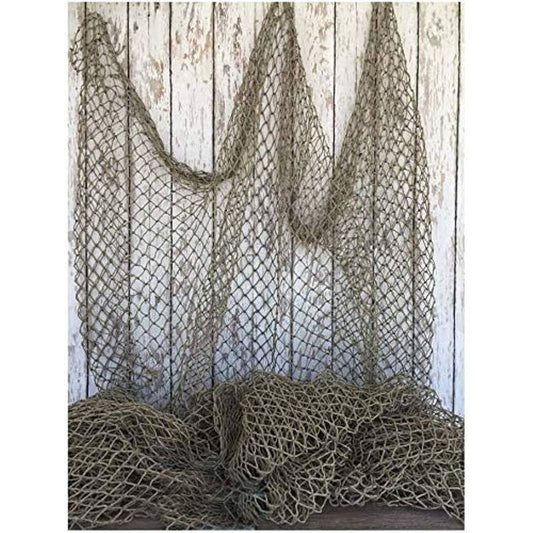 COLIBROX Fishing Net 5x10 Commercial Fish Netting Old Vintage Decor, Sea