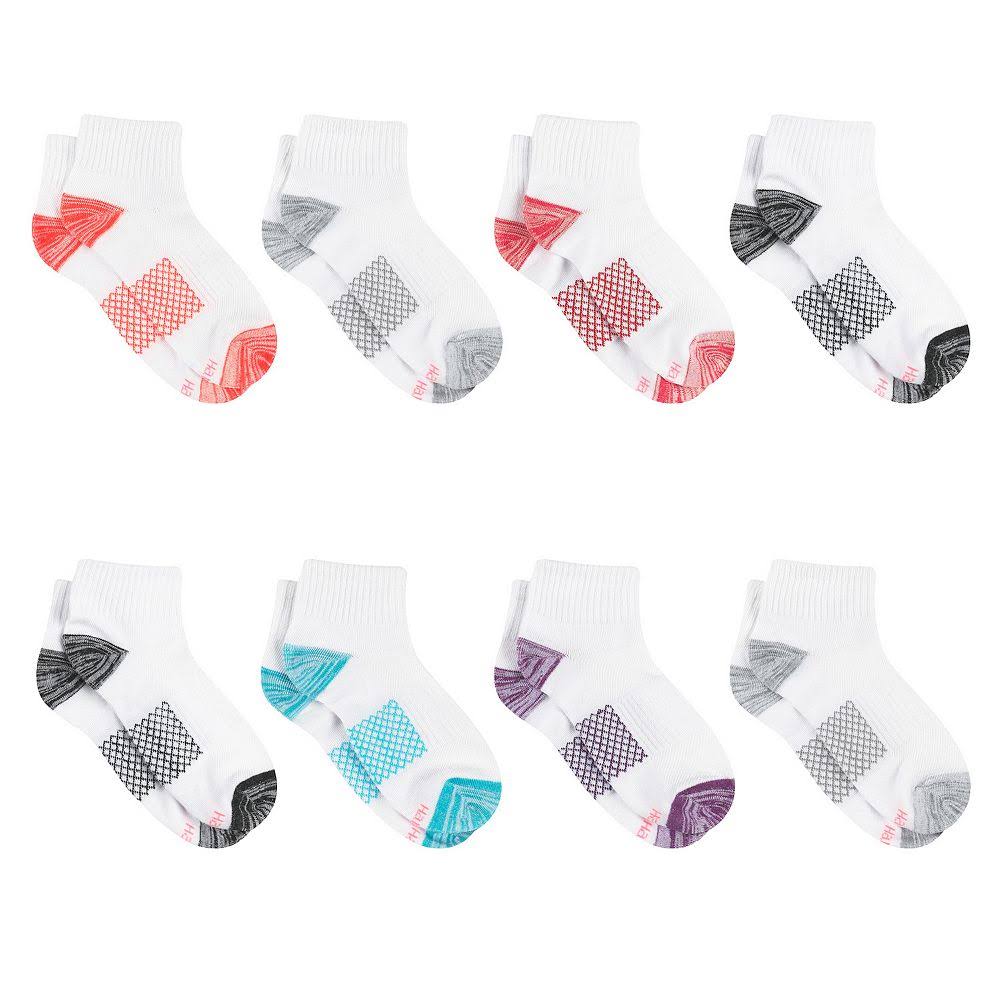 Womens Hanes Ultimate Cool Comfort 8-Pack Breathable Ankle Socks HWUBA8