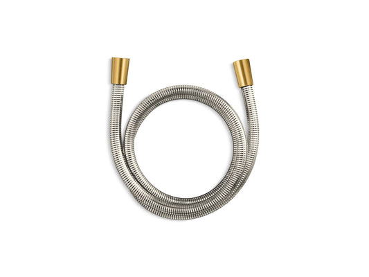 Kohler K-45982 Awaken 60 Ribbon Hose - Vibrant Brushed Moderne Brass