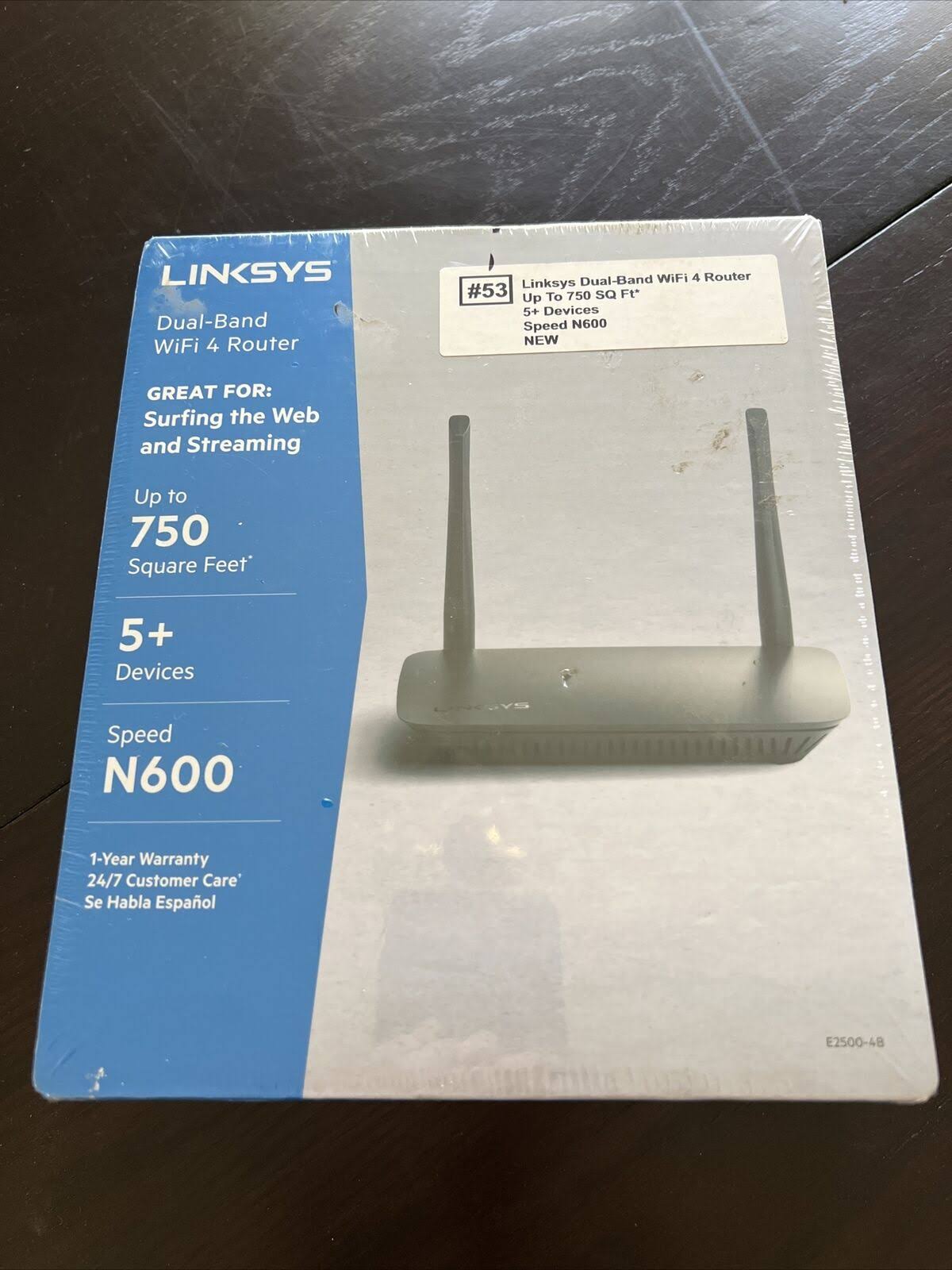 Linksys N600 Wireless Dual-Band WiFi Router