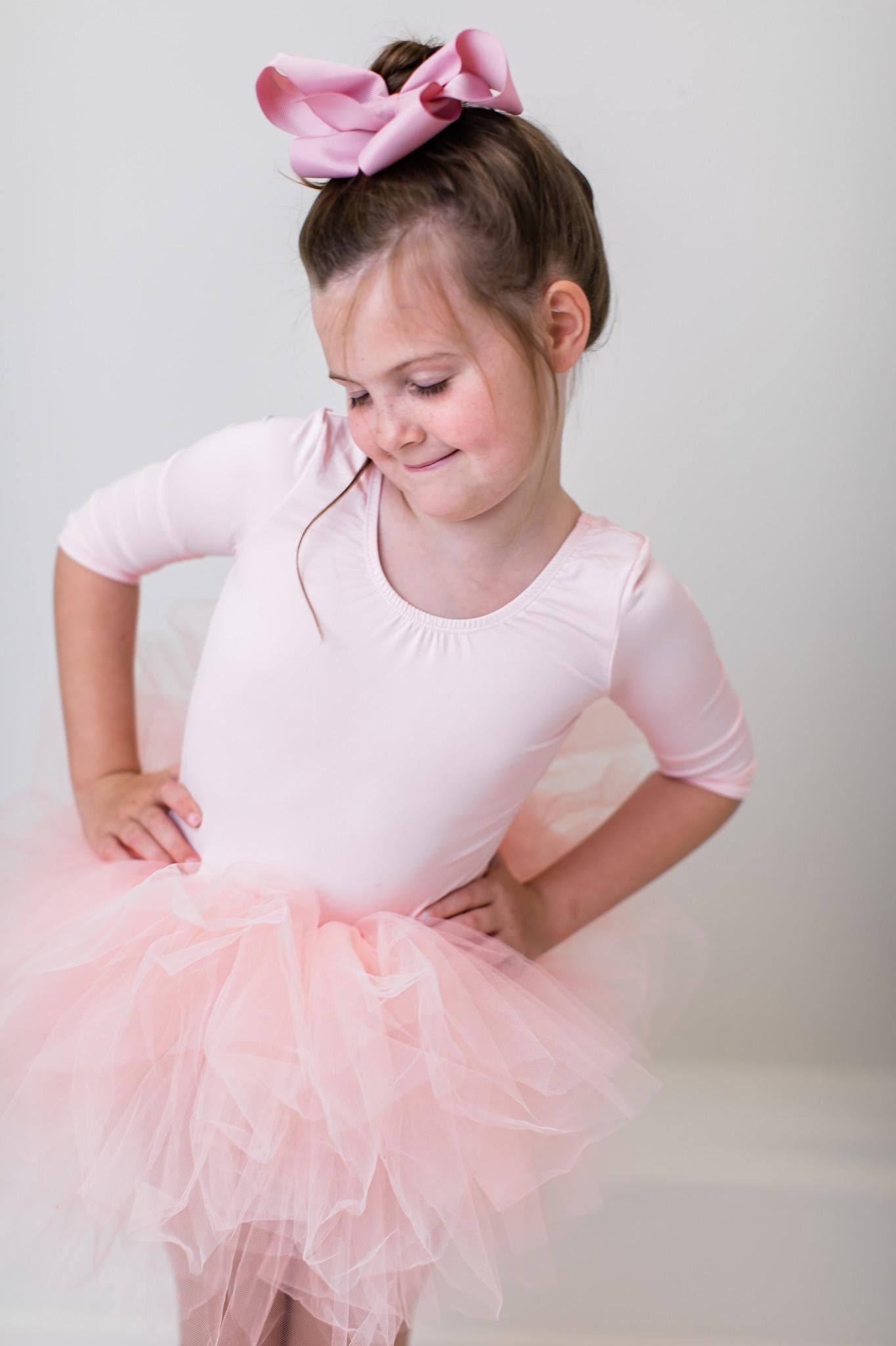 Toddler Girls Mila & Rose ® Vintage Pink 3/4 Tutu Leotard