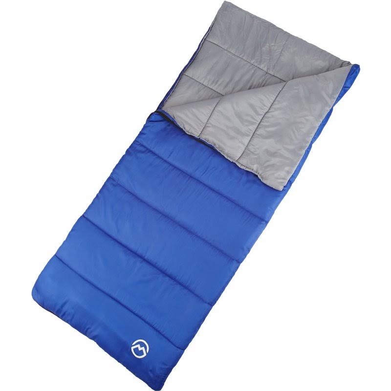 Magellan Outdoors Rectangle Sleeping Bag Blue - Famly/Tech Sleepn Bags at Academy Sports