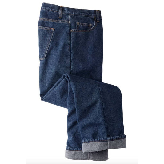 Redhead Fleece-Lined Denim Jeans for Men - Darkstone - 32x30