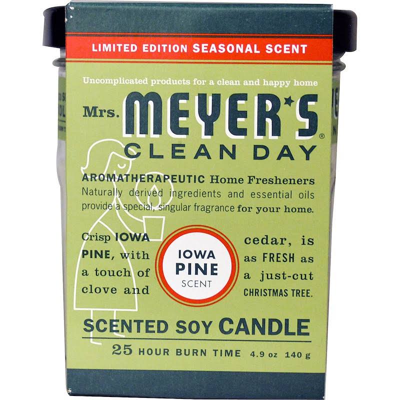 Mrs Meyers Clean Day Scented Soy Candle, Orange Clove Scent, Limited Edition - 1 candle, 4.9 oz