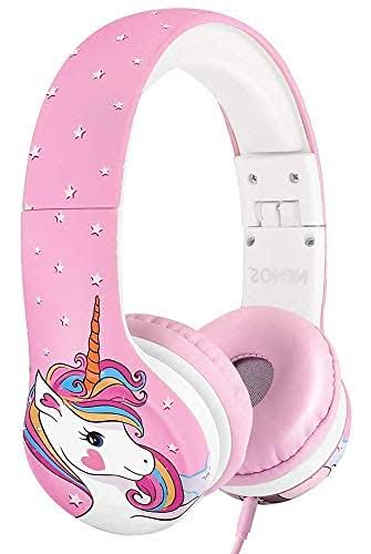 Nenos Kids Headphones Childrens Headphones for Kids Toddler Headphones Limited Volume Unicorn Unicorn