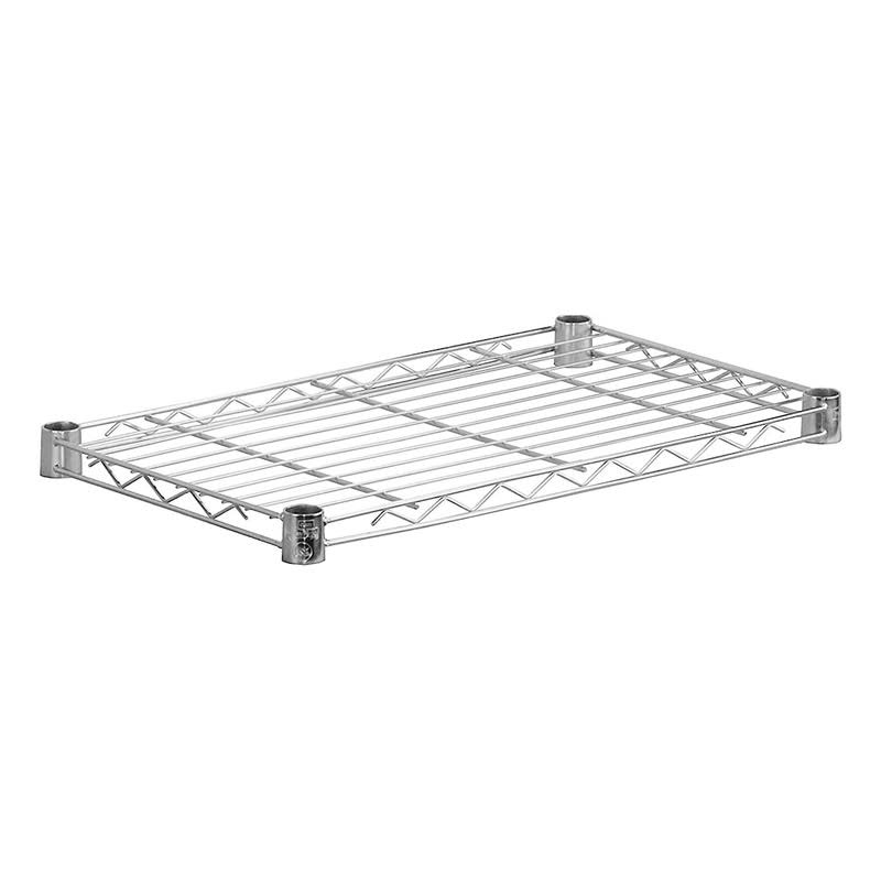 Honey-Can-Do SHF250C1424 Steel Wire Shelf for Urban Shelving Units, 250lbs Capacity, Chrome, 14Lx24W