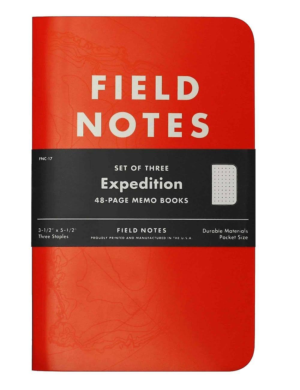 Field Notes 3-Pack Expedition