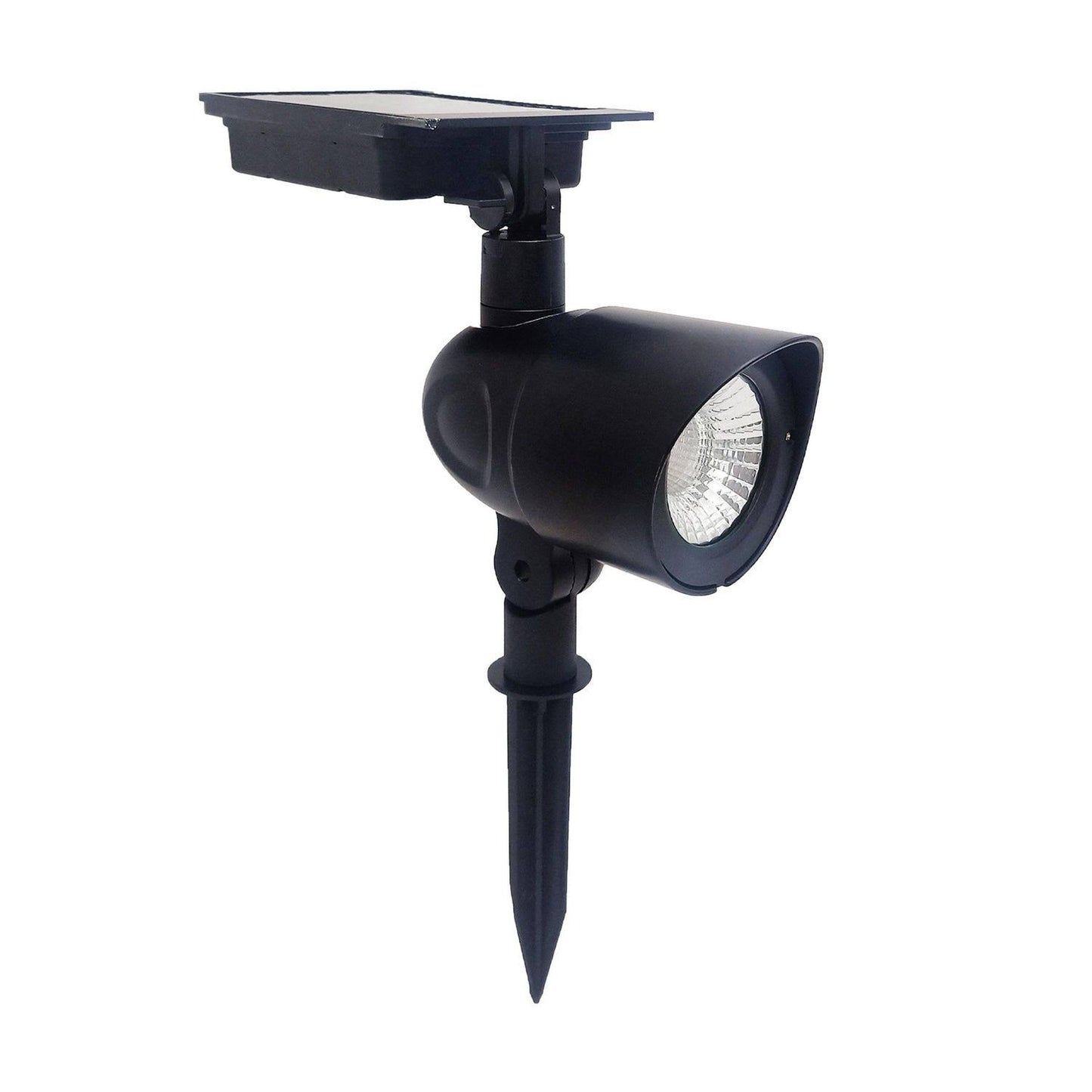 Mainstays Black 60 Lumen Solar Powered LED Outdoor Landscape Spotlight - Each