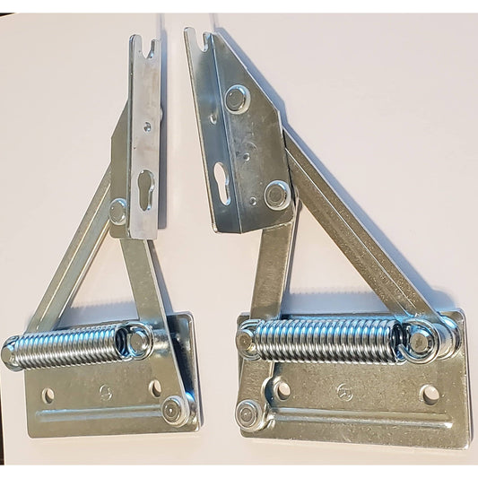 Varianta XA64301516 Bench Seat Hinges with Spring for Seat Tops Weighing 8-12 kg (17.6 – 26.4 lbs) - Pair (Left and Right)