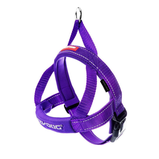 EzyDog Quick Fit Dog Harness (Medium, Purple)