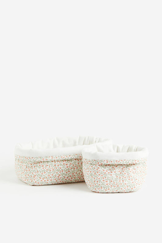 H&M Home 2-pack Quilted Storage Baskets