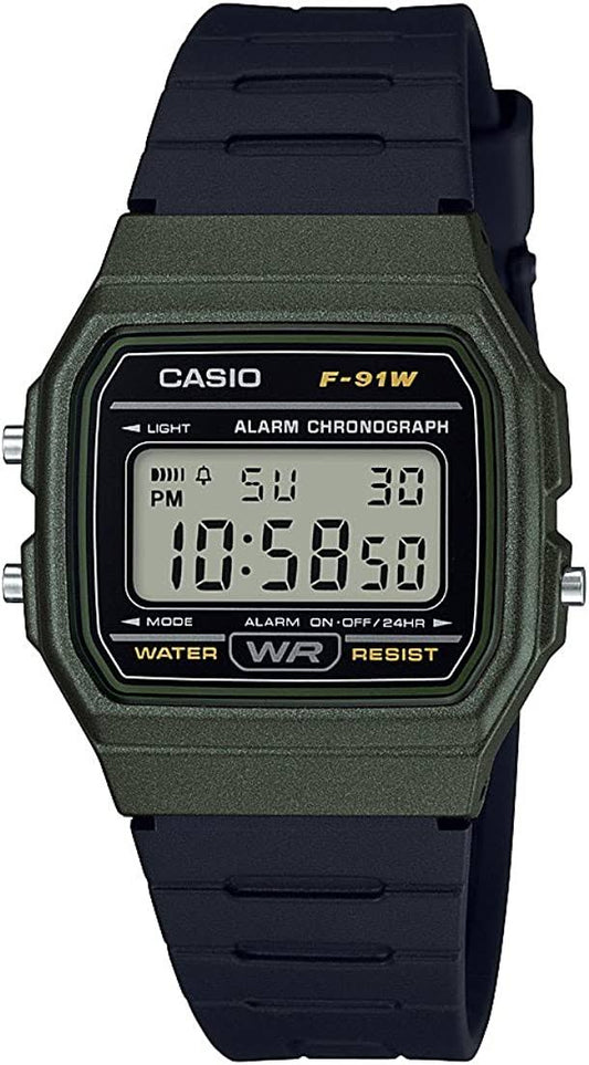 Casio Mens Classic Quartz Plastic and Resin Casual Watch, Color