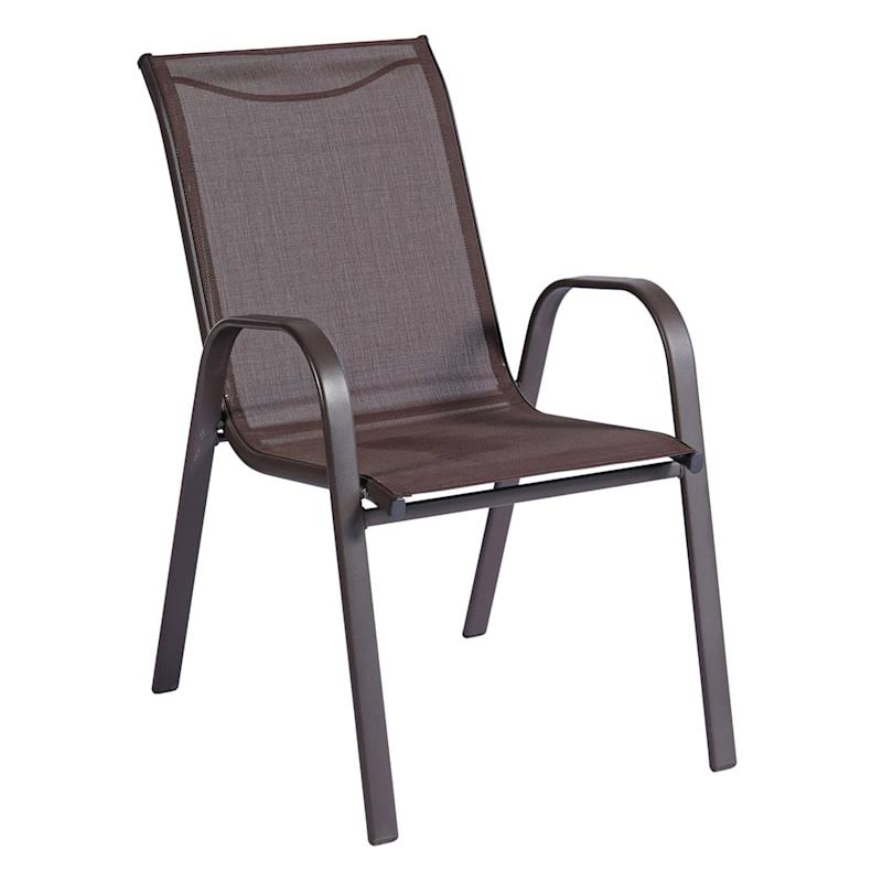 at Home Stackable Red Sling Patio Chair