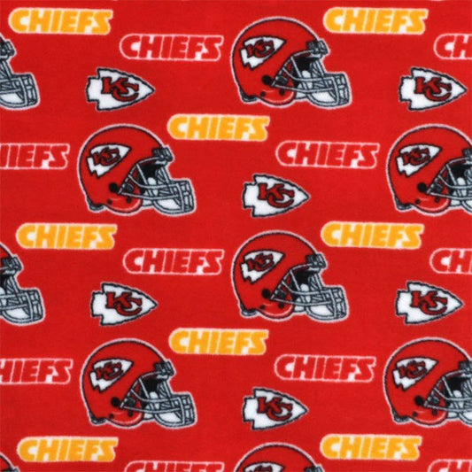 NFL Kansas City Chiefs Fleece Fabric