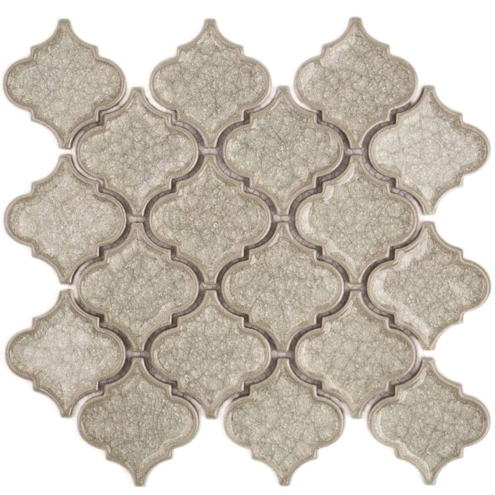 Roman 3 x 3 Glass Novelty Mosaic Wall Tile Ivy Hill Tile