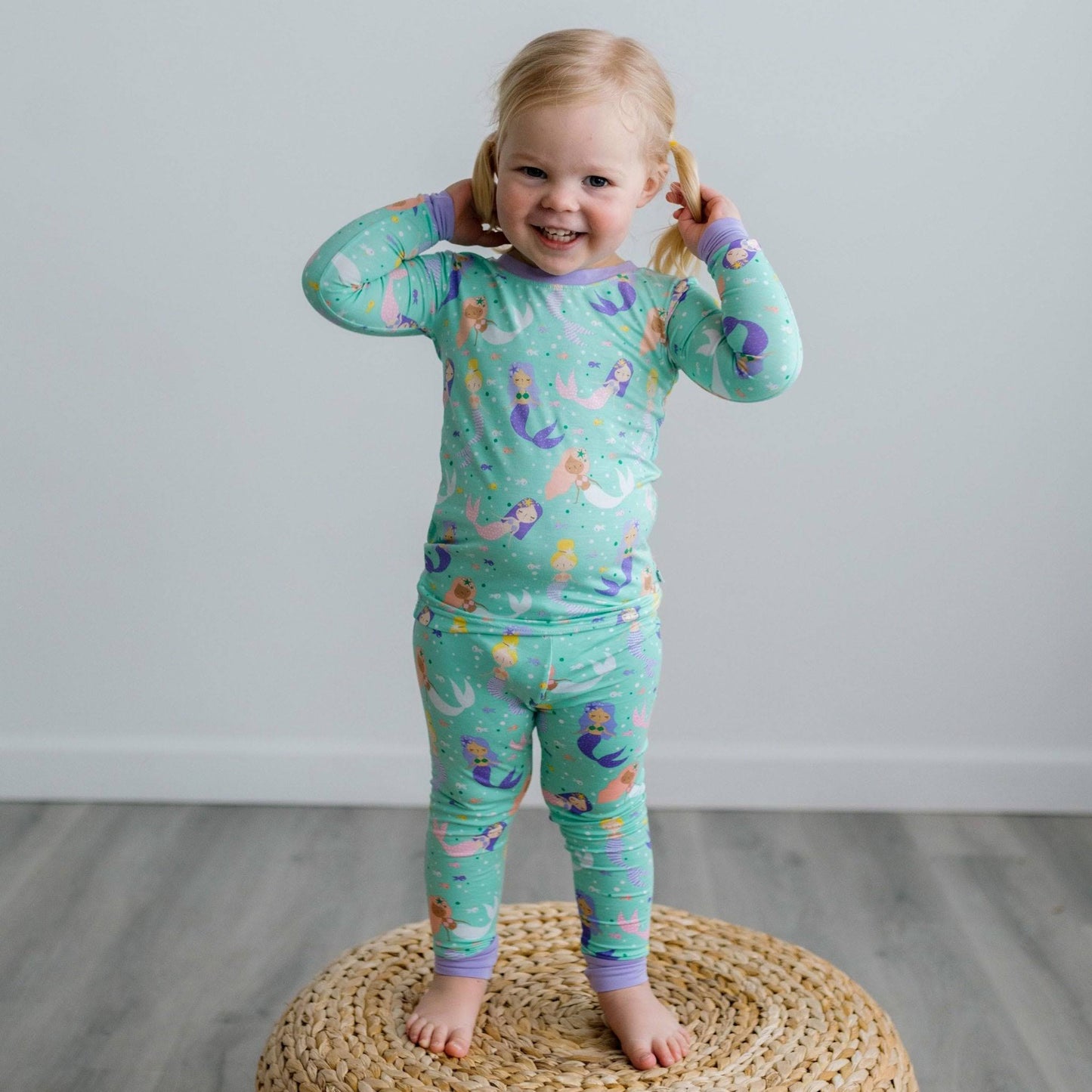 Little Sleepies Mermaid Magic Two-Piece Bamboo Viscose Pajama Set