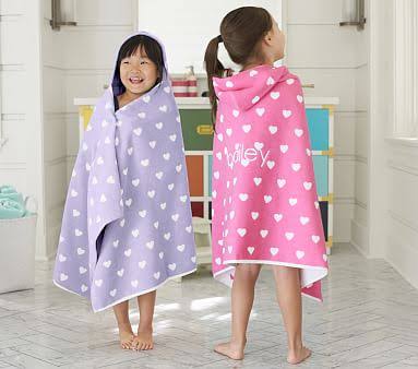 Heart Hooded Towel