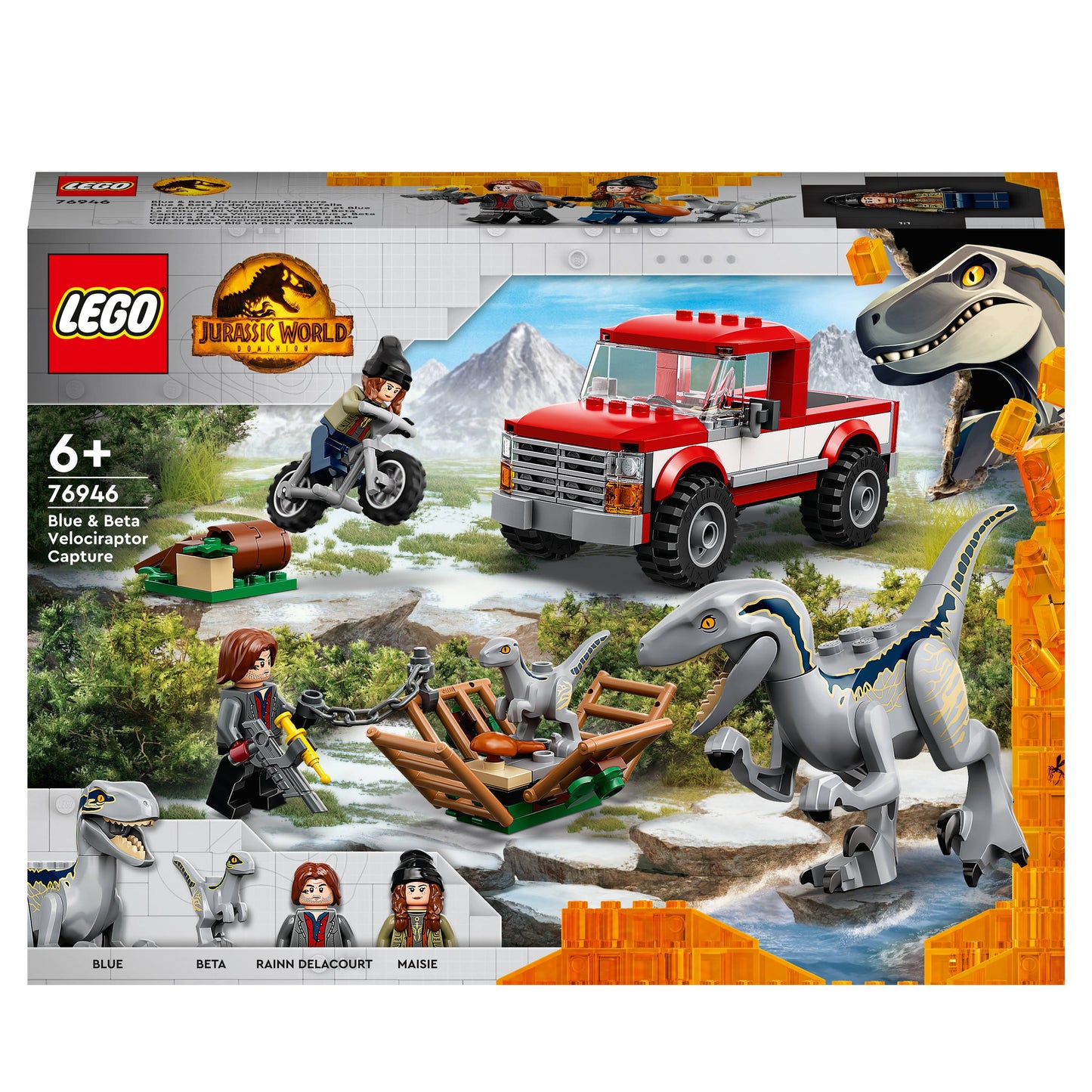 Lego 76946 Blue & Beta Velociraptor Capture