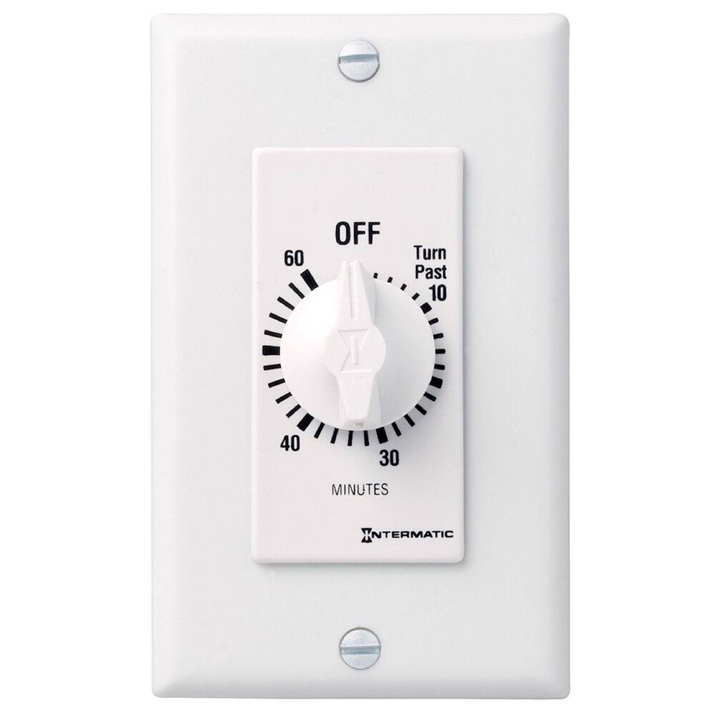 Intermatic FD60MWC Timer,Spring Wound,60 Min, White