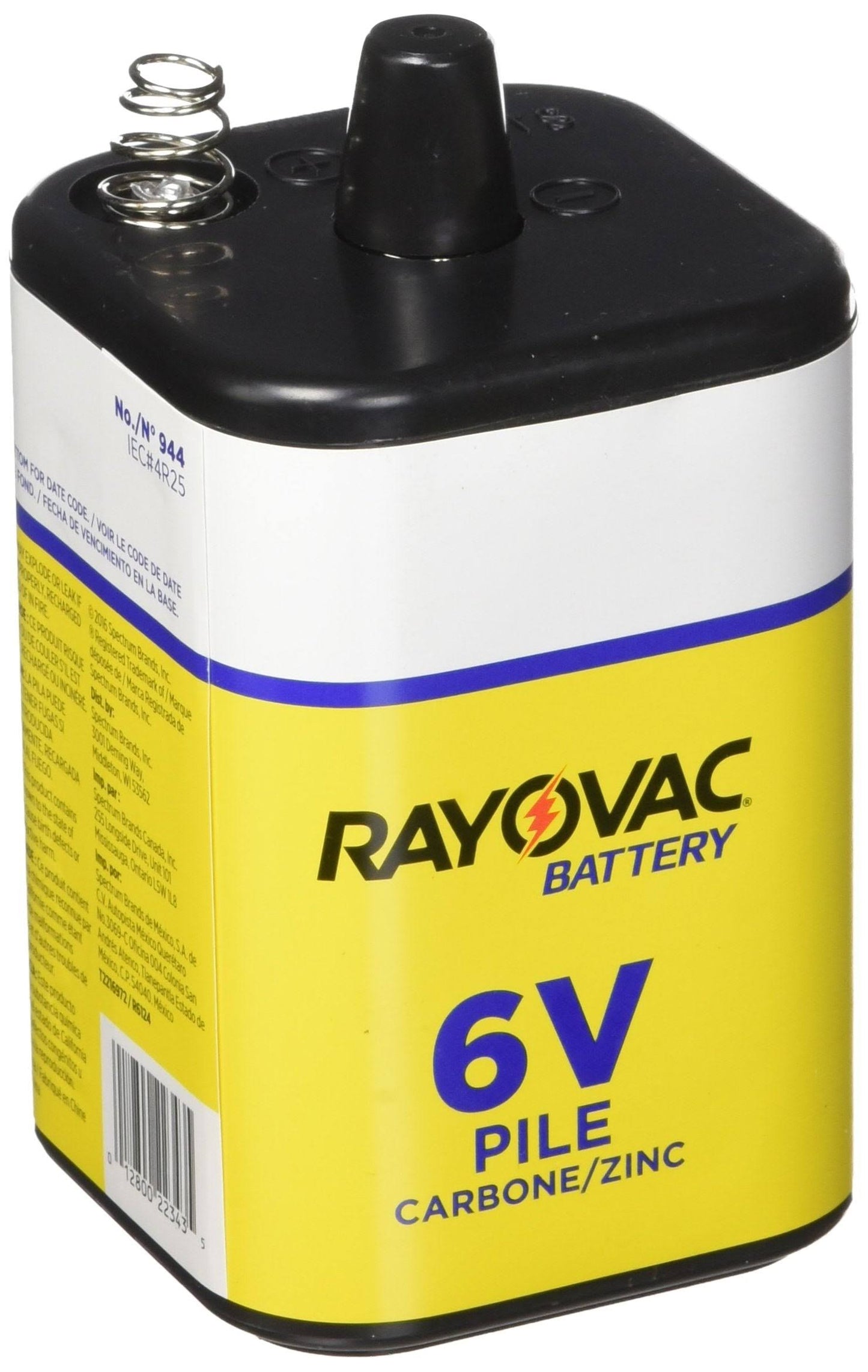 Rayovac Heavy-Duty 6V Lantern Battery, 2 Count