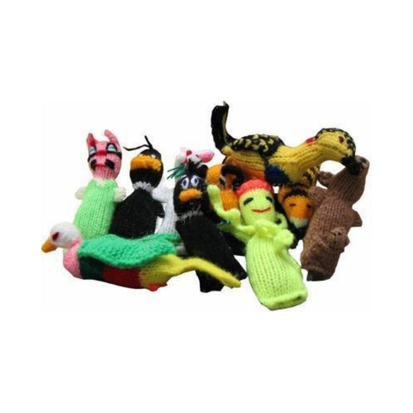 Chilly Dog Barn Yarn Hand Knit Wool Cat Toy with Catnip 6 Pack