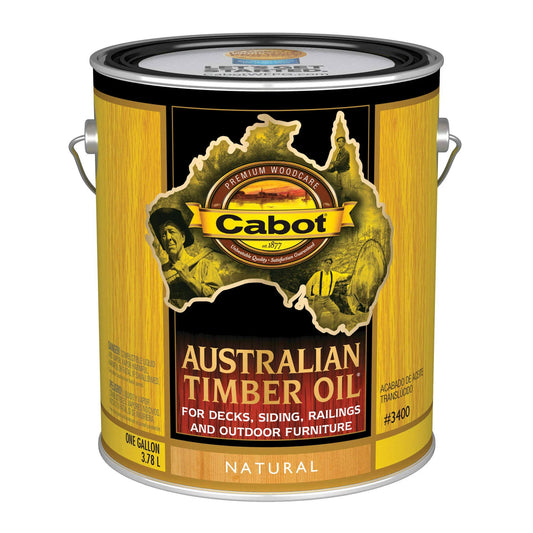 Cabot Mahogany Flame Australian Timber Oil Wood Finish - 1 Gal