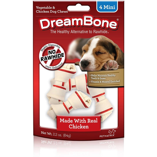 DreamBone Vegetable & Chicken Mini Dog Chews, 20-Count, 11.3 oz