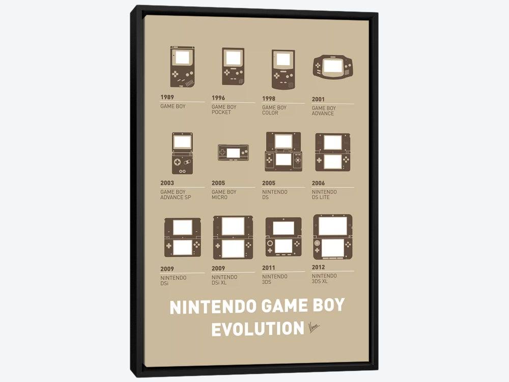 Canvas Art Evolution Nintendo Game Boy Minimal Poster By Chungkong