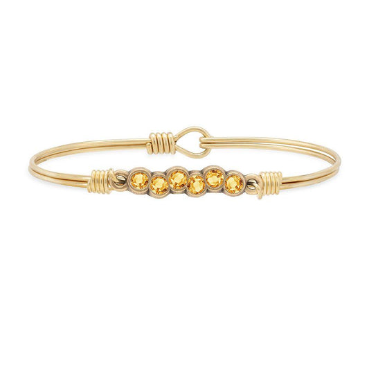 November Starlight Bangle Womens Bracelet - Gold