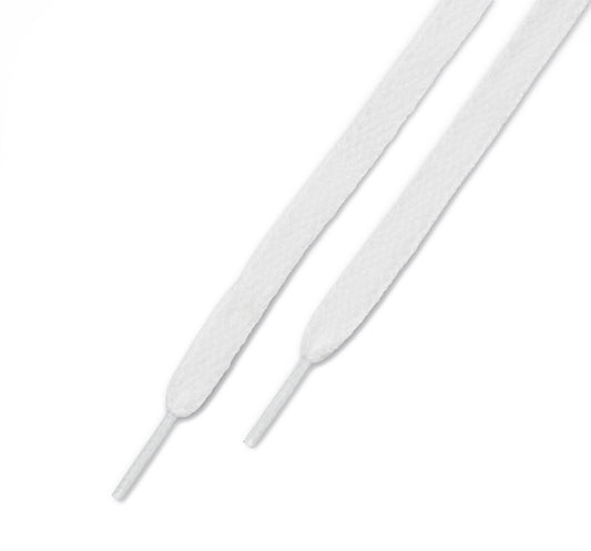 Converse 45 Flat Low Top Shoelaces (White)