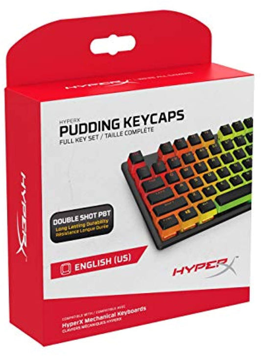 HyperX Pudding Keycaps - Keycap set - translucent black