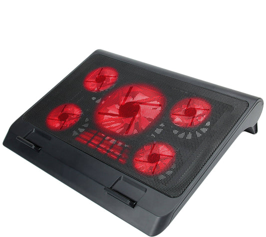 Enhance Gaming Laptop Cooling Pad Stand with LED Cooler Fans