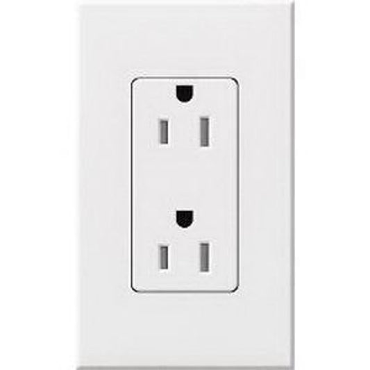 Lutron NTR-15-TR-WH NT 15A Tamper Resistant Receptacle White