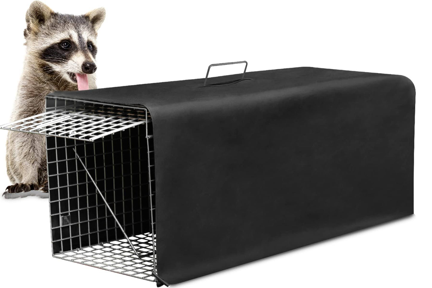 Trap Cage Cover, Animal Trap Cage Cover Small Animal Trap Cover for 1-Door Humane Cat Trap 32 x 10 x 12inch, [Just Cover,No Cage]