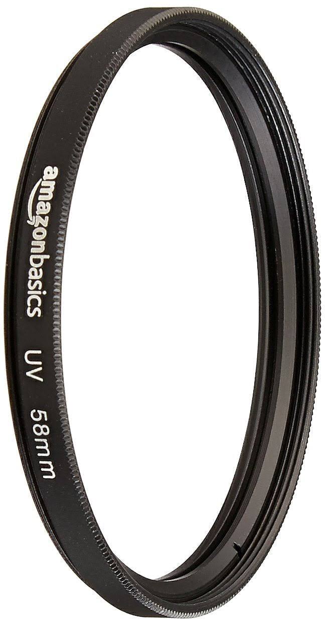 AmazonBasics UV Protection Camera Lens Filter - 58mm