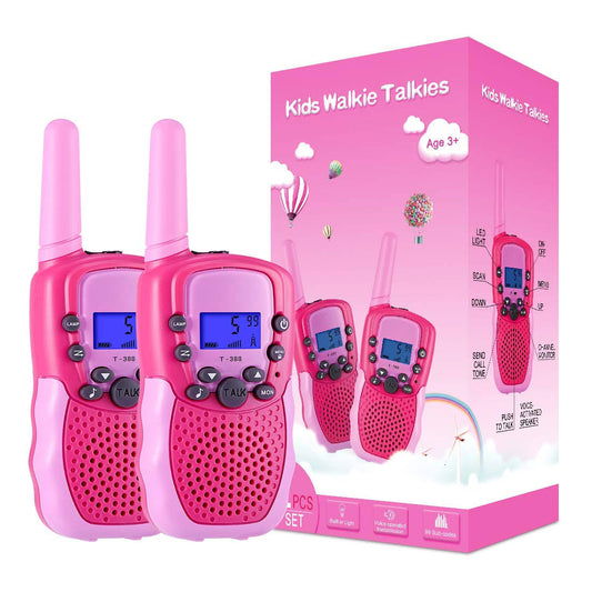 Selieve Outdoor Toys for Kids Ages 4-8, Walkie Talkies for Children Long Distance 22 Channels 2 Way Radio Interactive Toys Birthday Gifts for 3-12