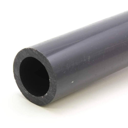 PVC Pipe Schedule 80 Industrial Grade Grey 1 inch (1.0) - 3ft, Gray