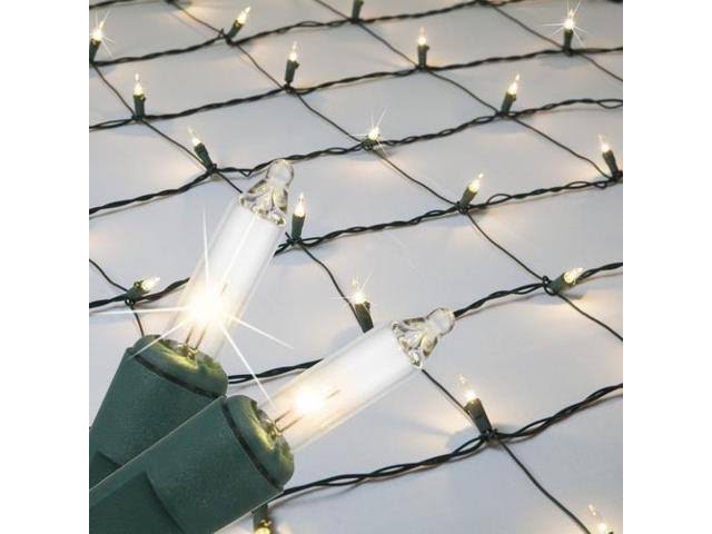 4 x 6 Net Lights, Clear Twinkle, Green Wire