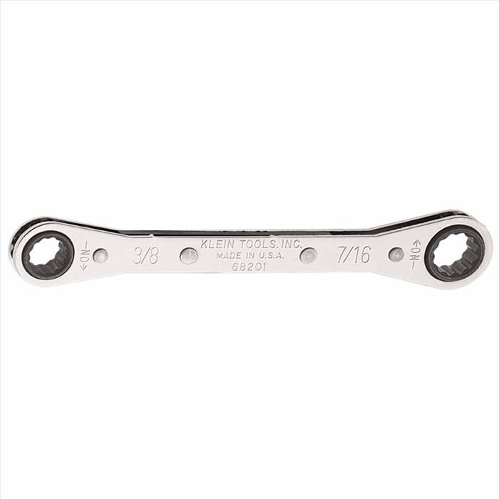 Klein Tools 68205 Ratcheting Box Wrench - 11/16in x 3/4in