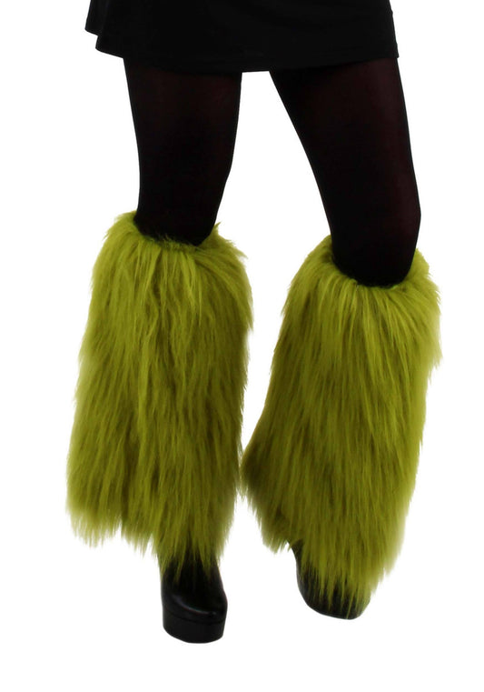 Dr Seuss Grinch Fuzzy Leg Warmers