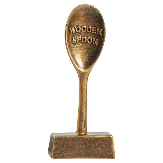 Juvale Wooden Spoon Trophy - Race Car Award, Small Resin Trophy for Tournaments, Competitions, Parties, 2.5 x 6.25 x 1 Inches