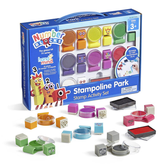 hand2mind Numberblocks Stampoline Park Stamp Activity Set | Michaels